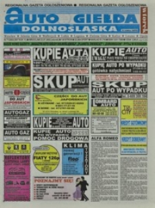 Auto Giełda Dolnośląska : regionalna gazeta ogłoszeniowa, 2002, nr 71 (907) [23.07]