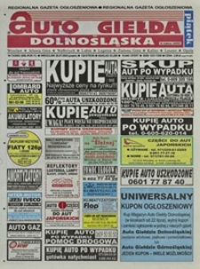 Auto Giełda Dolnośląska : regionalna gazeta ogłoszeniowa, 2002, nr 72 (908) [26.07]