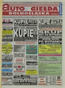 Auto Giełda Dolnośląska : regionalna gazeta ogłoszeniowa, 2002, nr 74 (910) [2.08]