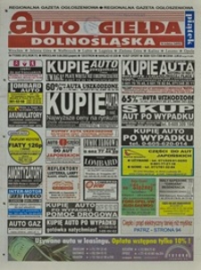Auto Giełda Dolnośląska : regionalna gazeta ogłoszeniowa, 2002, nr 77 (913) [9.08]