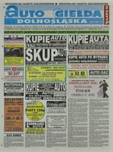 Auto Giełda Dolnośląska : regionalna gazeta ogłoszeniowa, 2002, nr 78 (914) [13.08]
