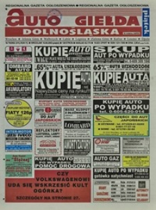 Auto Giełda Dolnośląska : regionalna gazeta ogłoszeniowa, 2002, nr 79 (915) [16.08]