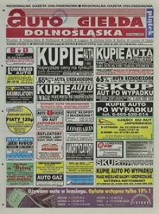 Auto Giełda Dolnośląska : regionalna gazeta ogłoszeniowa, 2002, nr 82 (918) [23.08]