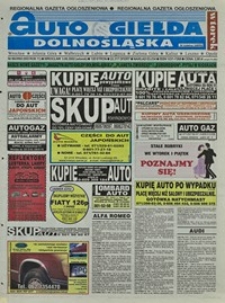 Auto Giełda Dolnośląska : regionalna gazeta ogłoszeniowa, 2002, nr 86 (922) [3.09]