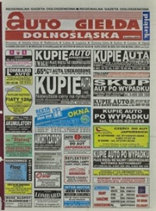 Auto Giełda Dolnośląska : regionalna gazeta ogłoszeniowa, 2002, nr 94 (930) [27.09]