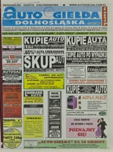 Auto Giełda Dolnośląska : regionalna gazeta ogłoszeniowa, 2002, nr 106 (942) [29.10]