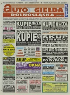Auto Giełda Dolnośląska : regionalna gazeta ogłoszeniowa, 2002, nr 108 (944) [8.11]
