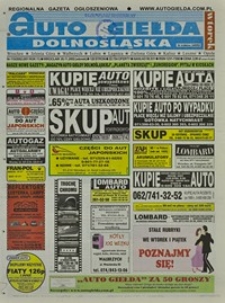 Auto Giełda Dolnośląska : regionalna gazeta ogłoszeniowa, 2002, nr 115 (951) [26.11]