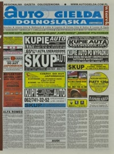 Auto Giełda Dolnośląska : regionalna gazeta ogłoszeniowa, 2002, nr 126 (962) [31.12]