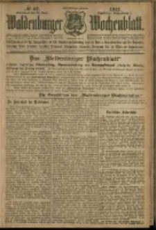 Waldenburger Wochenblatt, Jg. 58, 1912, nr 62