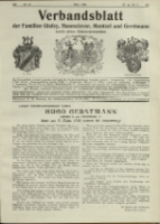 Verbandsblatt der Familien Glafey, Hasenclever, Mentzel und Gerstmann, Jg. 26, 1936, nr 64
