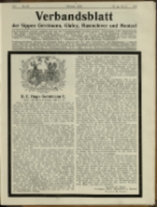 Verbandsblatt der Sippen Gerstmann, Glafey, Hasenclever und Mentzel, Jg. 27, 1936, nr 66