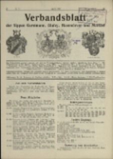 Verbandsblatt der Sippen Gerstmann, Glafey, Hasenclever und Mentzel, Jg. 29, 1939, nr 71