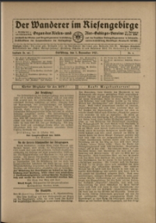 Der Wanderer im Riesengebirge, 1921, nr 6
