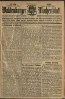 Waldenburger Wochenblatt, Jg. 58, 1912, nr 68