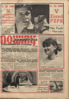 Nowiny Jeleniogórskie : magazyn ilustrowany ziemi jeleniogórskiej, R. 11, 1968, nr 45 (554)