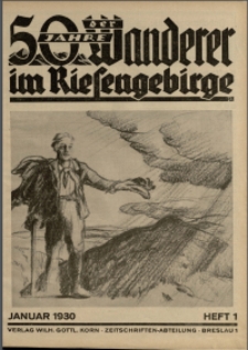 Der Wanderer im Riesengebirge, 1930, nr 1