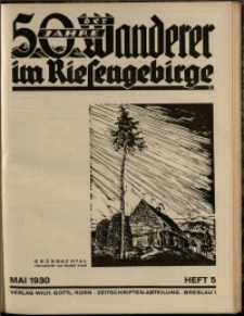Der Wanderer im Riesengebirge, 1930, nr 5
