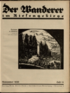 Der Wanderer im Riesengebirge, 1930, nr 11