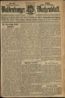 Waldenburger Wochenblatt, Jg. 58, 1912, nr 81