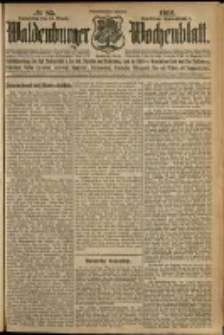 Waldenburger Wochenblatt, Jg. 58, 1912, nr 85