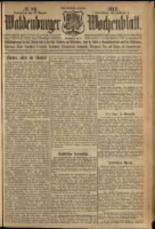 Waldenburger Wochenblatt, Jg. 58, 1912, nr 86