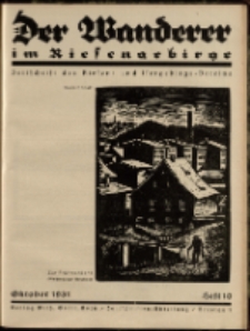 Der Wanderer im Riesengebirge, 1931, nr 10
