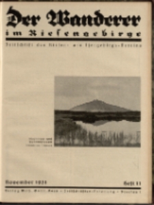 Der Wanderer im Riesengebirge, 1931, nr 11