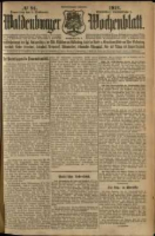 Waldenburger Wochenblatt, Jg. 58, 1912, nr 94