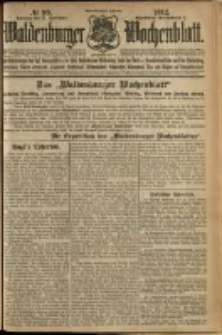 Waldenburger Wochenblatt, Jg. 58, 1912, nr 99