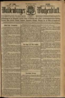 Waldenburger Wochenblatt, Jg. 58, 1912, nr 105