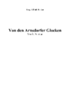 Von den Arnsdorfer Glocken [Dokument elektroniczny]