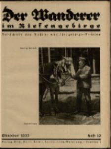 Der Wanderer im Riesengebirge, 1932, nr 10