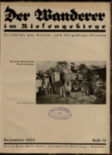Der Wanderer im Riesengebirge, 1932, nr 12