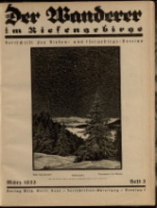 Der Wanderer im Riesengebirge, 1933, nr 3