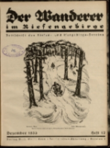 Der Wanderer im Riesengebirge, 1933, nr 12