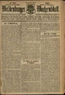 Waldenburger Wochenblatt, Jg. 58, 1912, nr 112