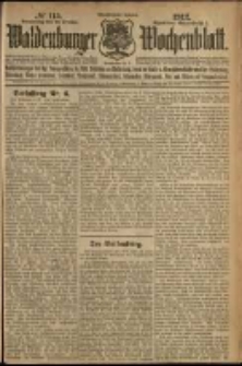 Waldenburger Wochenblatt, Jg. 58, 1912, nr 115