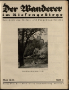 Der Wanderer im Riesengebirge, 1934, nr 5