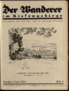 Der Wanderer im Riesengebirge, 1934, nr 6
