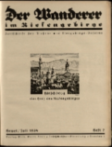 Der Wanderer im Riesengebirge, 1934, nr 7