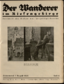 Der Wanderer im Riesengebirge, 1935, nr 8