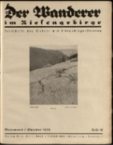 Der Wanderer im Riesengebirge, 1935, nr 10