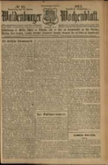 Waldenburger Wochenblatt, Jg. 59, 1913, nr 13