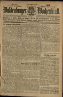 Waldenburger Wochenblatt, Jg. 59, 1913, nr 14
