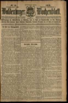 Waldenburger Wochenblatt, Jg. 59, 1913, nr 15