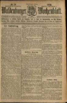 Waldenburger Wochenblatt, Jg. 59, 1913, nr 19