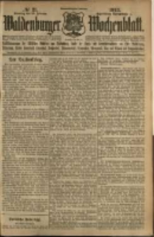 Waldenburger Wochenblatt, Jg. 59, 1913, nr 21