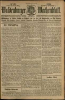 Waldenburger Wochenblatt, Jg. 59, 1913, nr 28