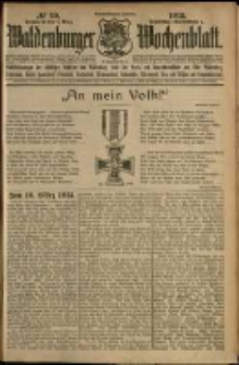 Waldenburger Wochenblatt, Jg. 59, 1913, nr 29